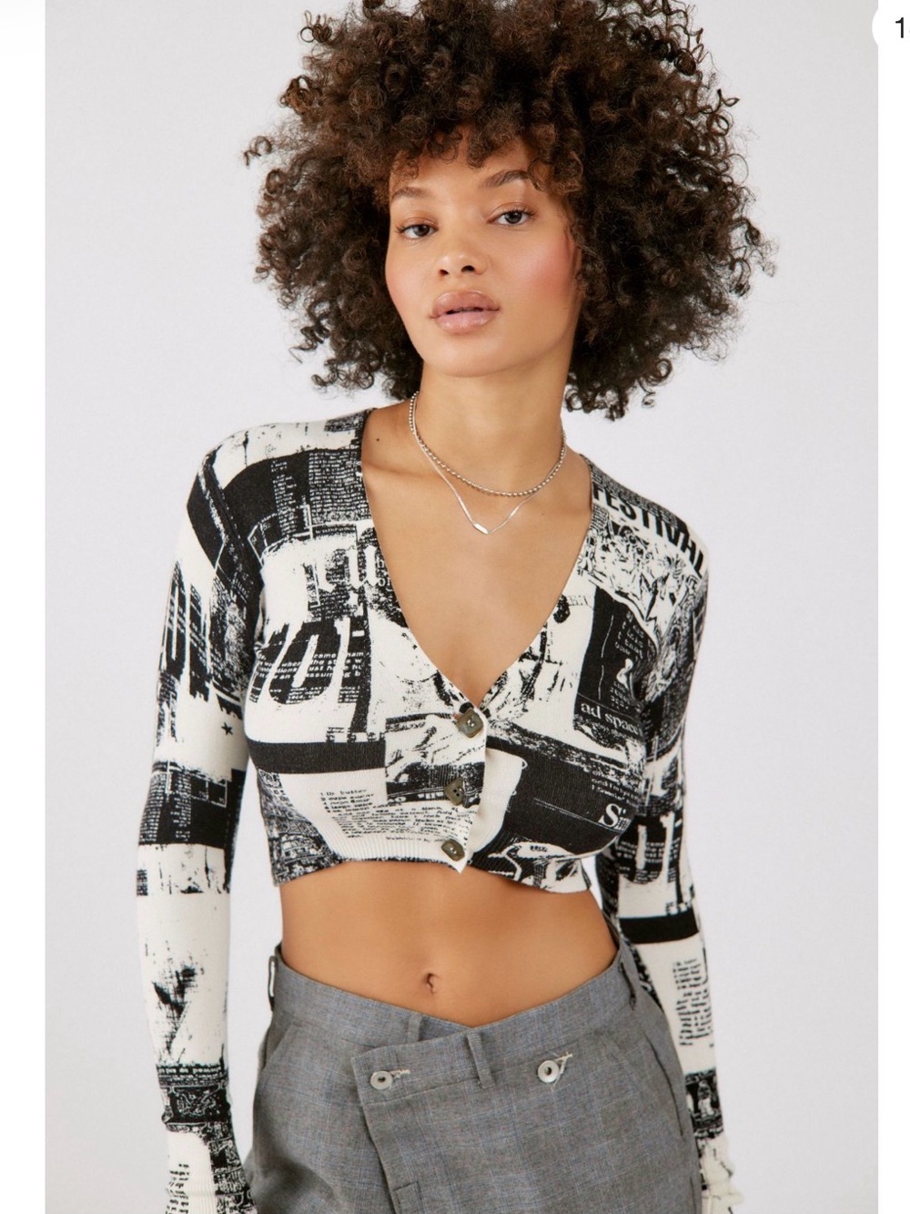 Urban Outfitters Alicia cropped cardigan (never worn - so soft!!)